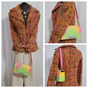 Multicolor Quilted JELLY Bag